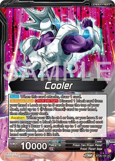 Cool    Golden Cooler, Dimension-Transcending Growth (Alternate Art) (BT26-120) [Ultimate Advent] Fashion