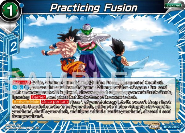 Practicing Fusion (BT26-038) [Ultimate Advent] Online Sale