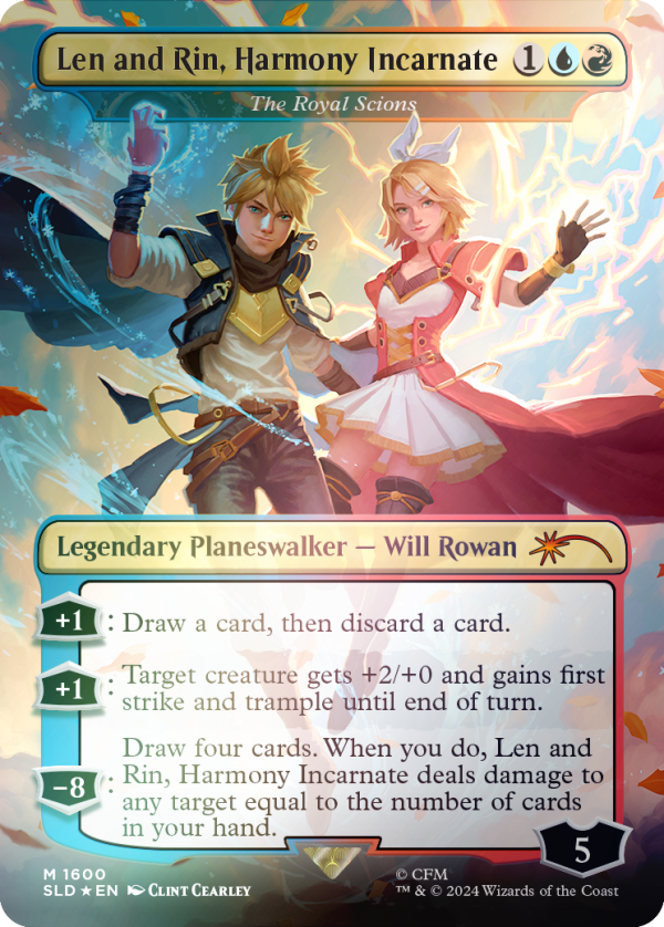 Len and Rin, Harmony Incarnate - The Royal Scions (Rainbow Foil) [Secret Lair Drop Series] Online Hot Sale