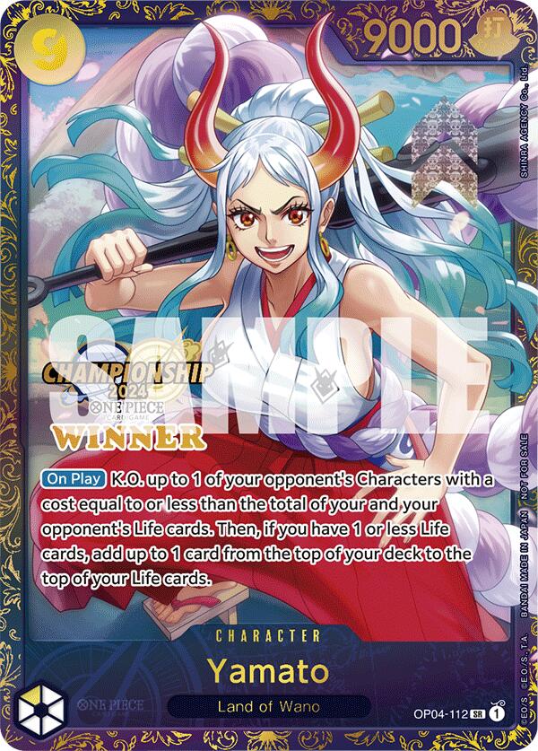 Yamato (Championship 2024 Finals Winner) [One Piece Promotion Cards] Discount