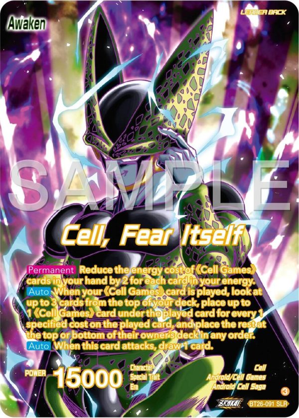 Cell    Cell, Fear Itself (Alternate Art) (BT26-091) [Ultimate Advent] Online