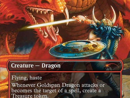 Goldspan Dragon (Rainbow Foil) [Secret Lair Drop Series] For Cheap