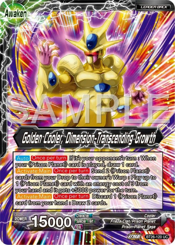 Cool    Golden Cooler, Dimension-Transcending Growth (BT26-120) [Ultimate Advent] Discount