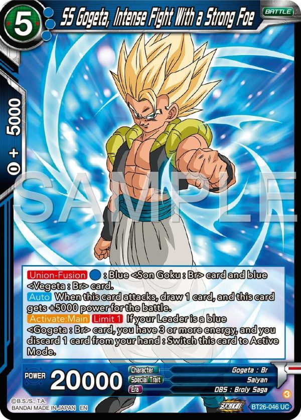 SS Gogeta, Intense Fight With a Strong Foe (BT26-046) [Ultimate Advent] Discount