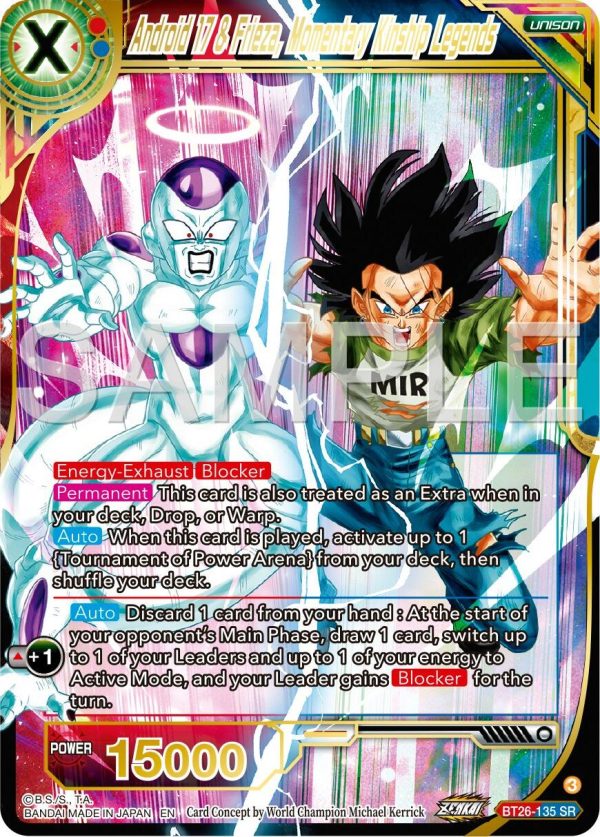 Android 17 & Frieza, Momentary Kinship Legends (BT26-135) [Ultimate Advent] For Cheap