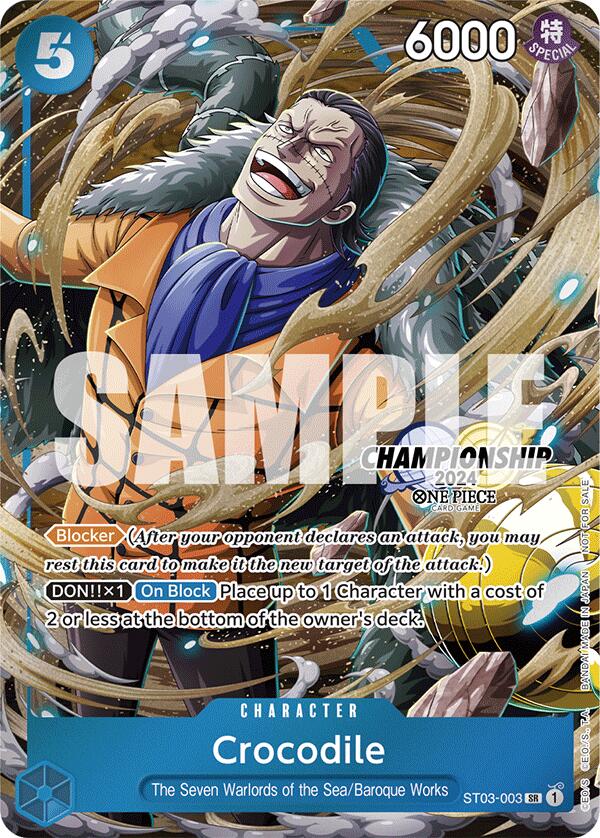 Crocodile (CS 2024 Celebration Pack) [One Piece Promotion Cards] on Sale