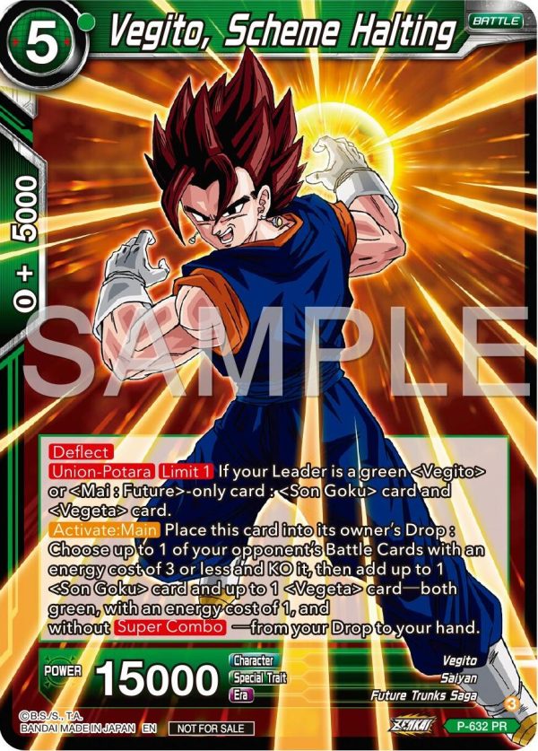 Vegito, Scheme Halting (Zenkai Series Tournament Pack Vol.9) (P-632) [Promotion Cards] Discount