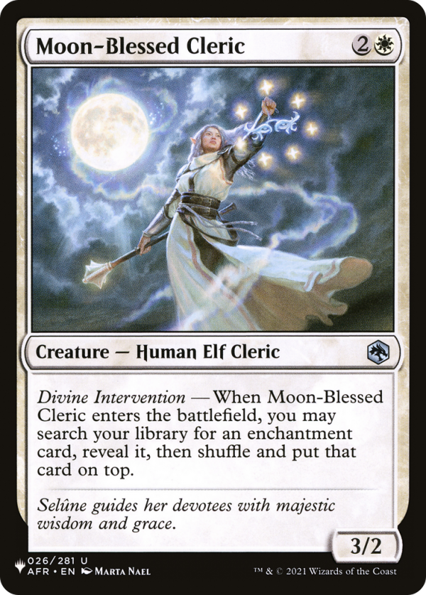 Moon-Blessed Cleric [The List Reprints] Sale