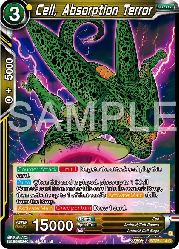 Cell, Absorption Terror (BT26-114) [Ultimate Advent] Discount