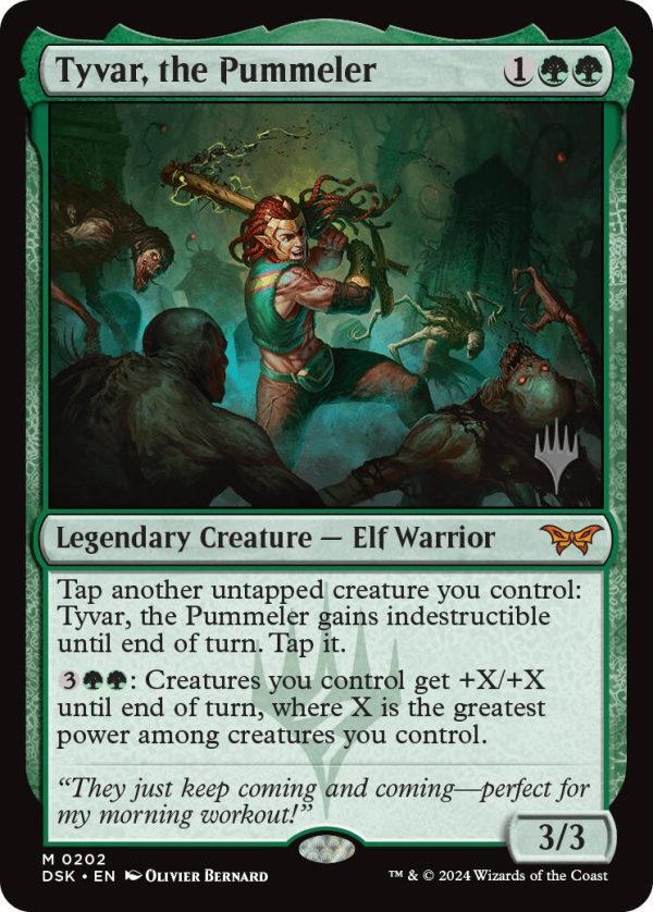 Tyvar, the Pummeler [Duskmourn: House of Horror Promos] Online Hot Sale