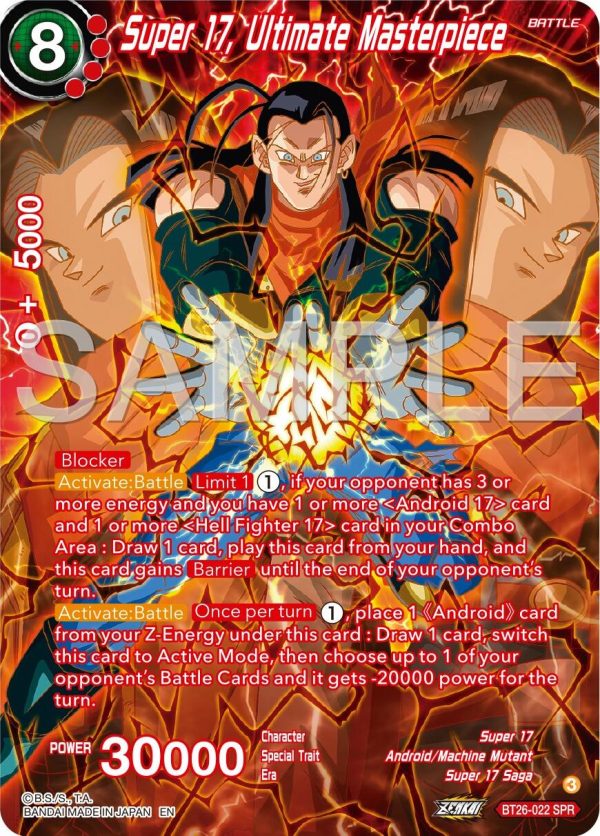 Super 17, Ultimate Masterpiece (SPR) (BT26-022) [Ultimate Advent] For Cheap