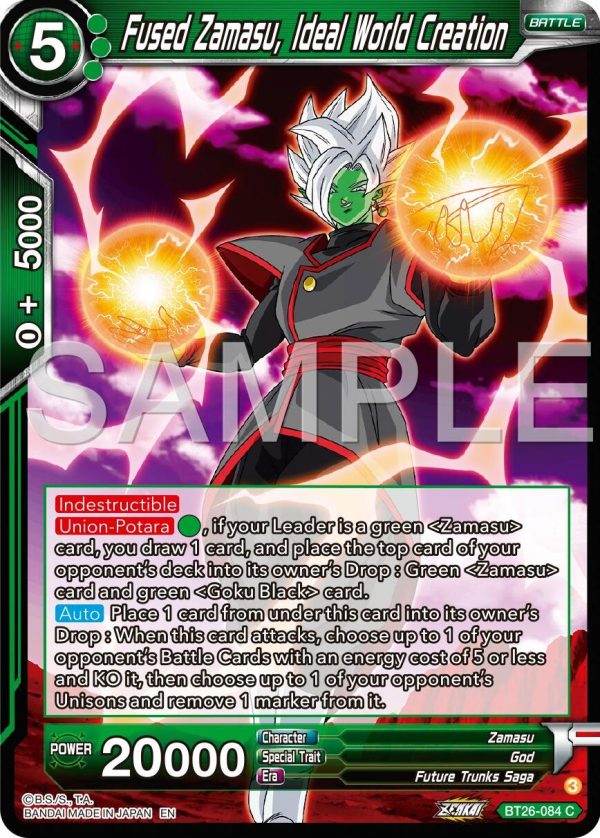 Fused Zamasu, Ideal World Creation (BT26-084) [Ultimate Advent] Supply