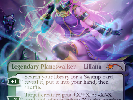 Luka, the Traveling Sound - Liliana of the Dark Realms (Rainbow Foil) [Secret Lair Drop Series] Discount