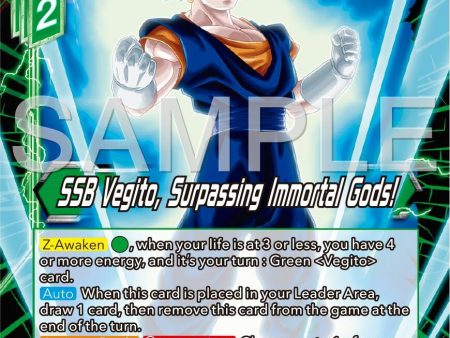 SSB Vegito, Surpassing Immortal Gods! (BT26-063) [Ultimate Advent] For Discount