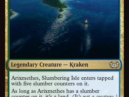 Arixmethes, Slumbering Isle [Duskmourn: House of Horror Commander] Hot on Sale