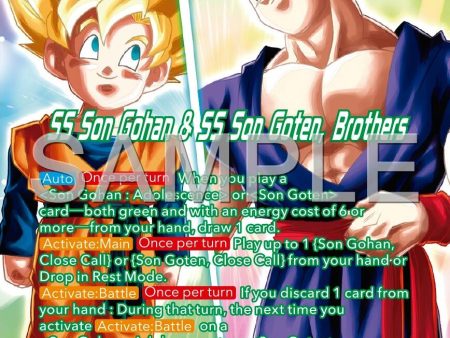 Son Goten    SS Son Gohan & SS Son Goten, Brothers (BT22-054) [Premium 7th Anniversary Box 2024] For Discount