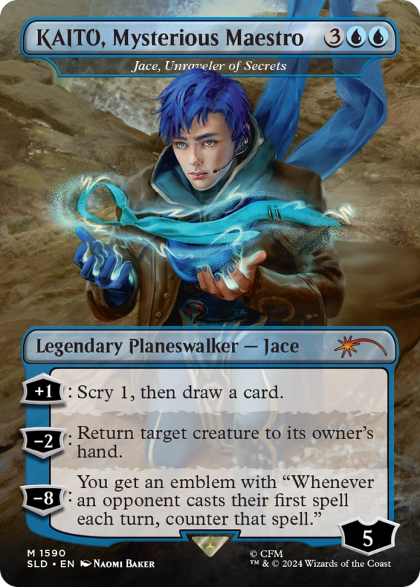 KAITO, Mysterious Maestro - Jace, Unraveler of Secrets [Secret Lair Drop Series] Hot on Sale