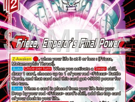 Frieza, Emperor s Final Power (BT26-003) [Ultimate Advent] Sale