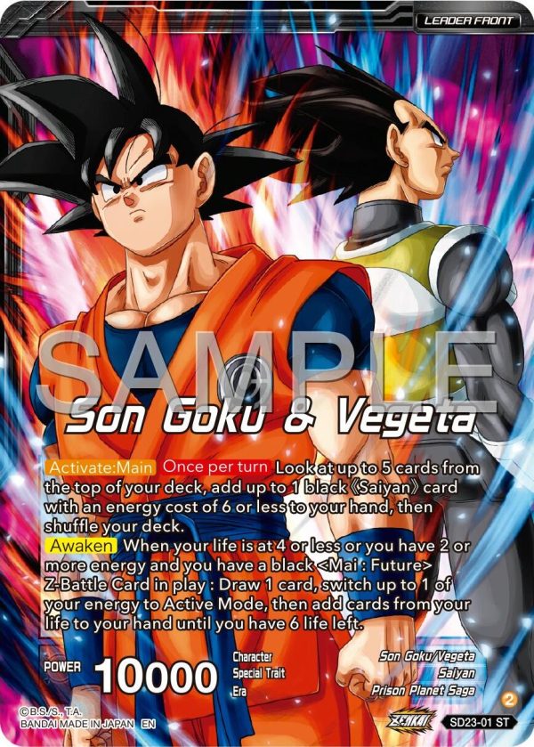 Son Goku & Vegeta    SSB Vegito, Shining Warrior (SD23-01) [Premium 7th Anniversary Box 2024] Online Sale