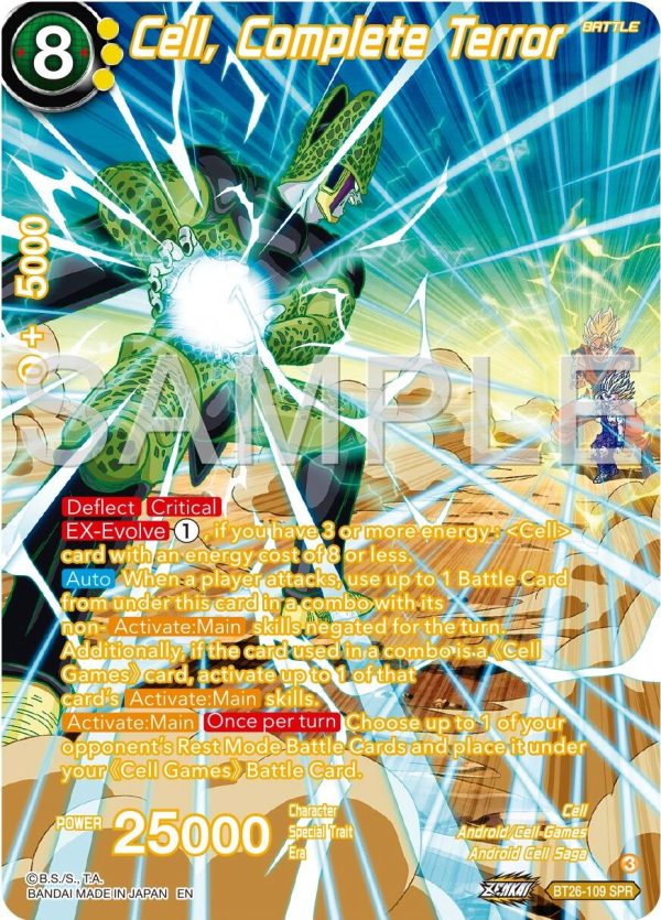 Cell, Complete Terror (SPR) (BT26-109) [Ultimate Advent] on Sale