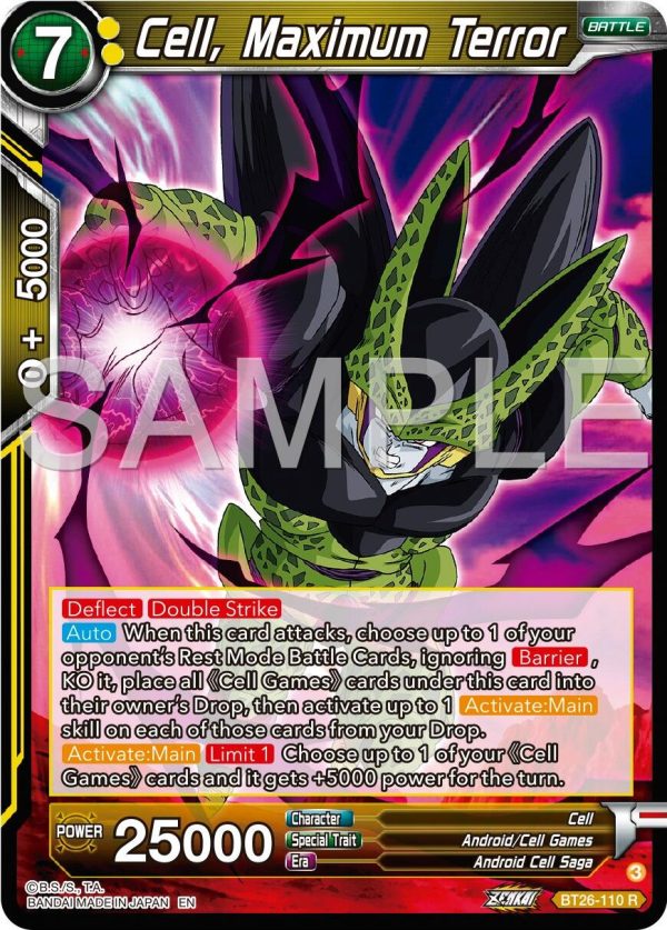 Cell, Maximum Terror (BT26-110) [Ultimate Advent] For Discount