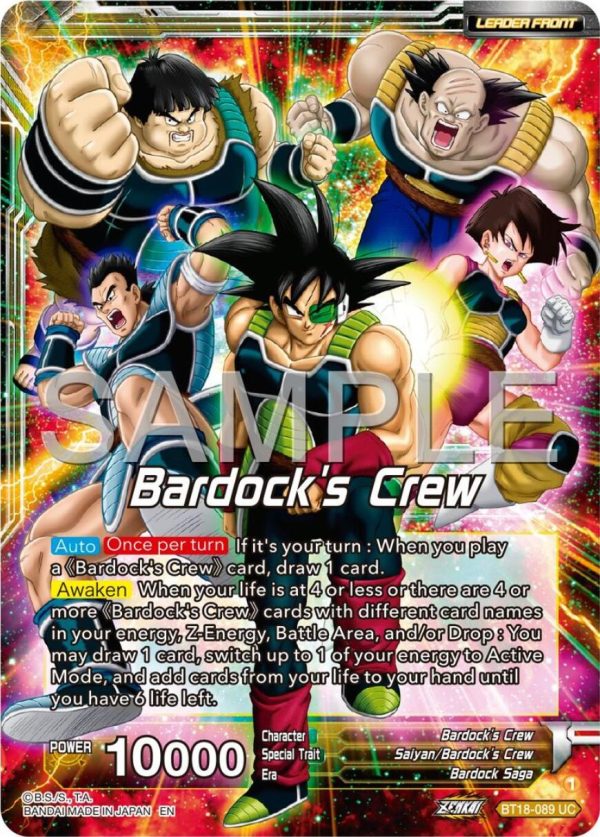 Bardock s Crew    Bardock, Inherited Will (BT18-089) [Premium 7th Anniversary Box 2024] Online Hot Sale