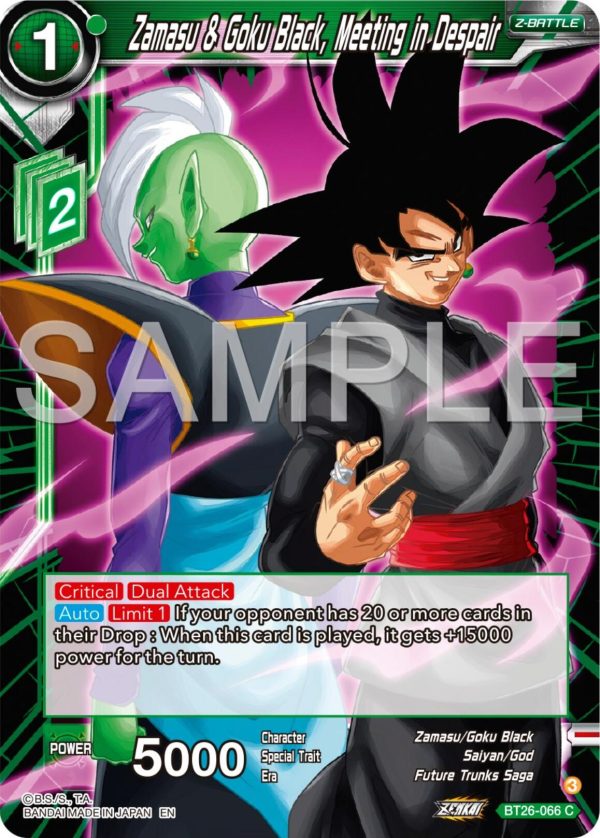 Zamasu & Goku Black, Meeting in Despair (BT26-066) [Ultimate Advent] Cheap