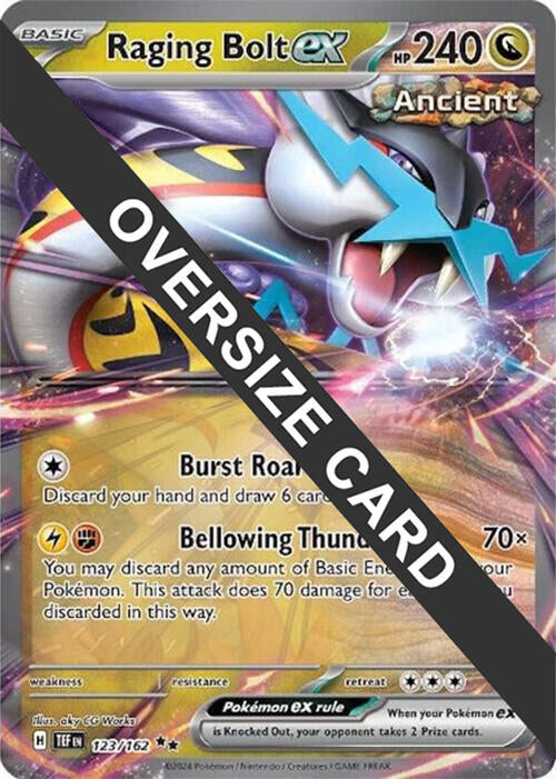 Raging Bolt ex (123) (Jumbo Card) [Scarlet & Violet: Temporal Forces] Hot on Sale