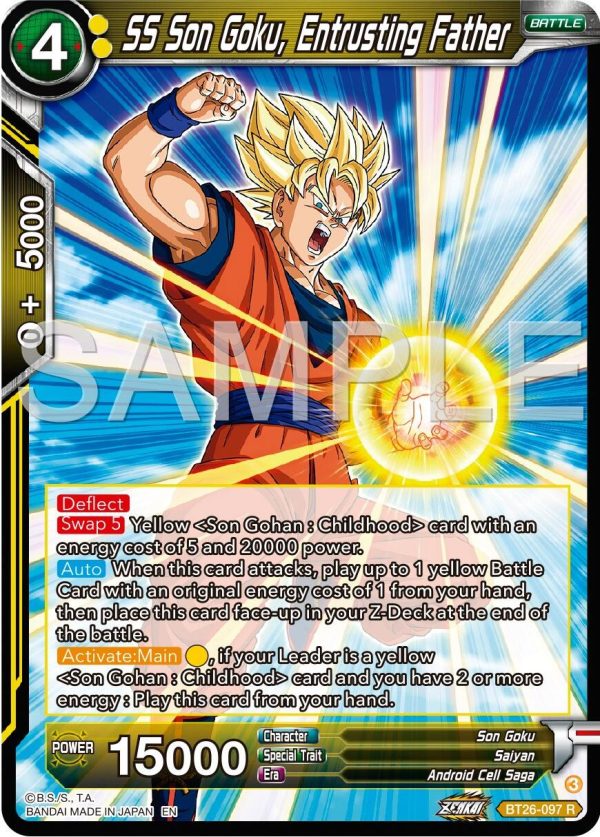 SS Son Goku, Entrusting Father (BT26-097) [Ultimate Advent] Supply