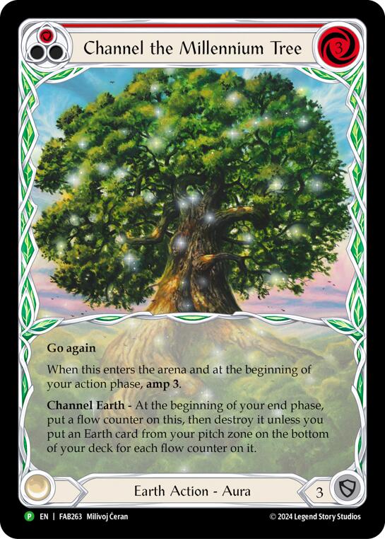 Channel the Millennium Tree [FAB263] (Promo)  Cold Foil on Sale