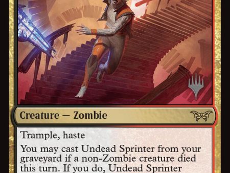 Undead Sprinter [Duskmourn: House of Horror Promos] For Discount