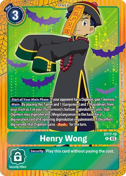 Henry Wong [ST17-10] (Halloween Event 2024) [Starter Deck: Double Typhoon Advanced Deck Set] Discount