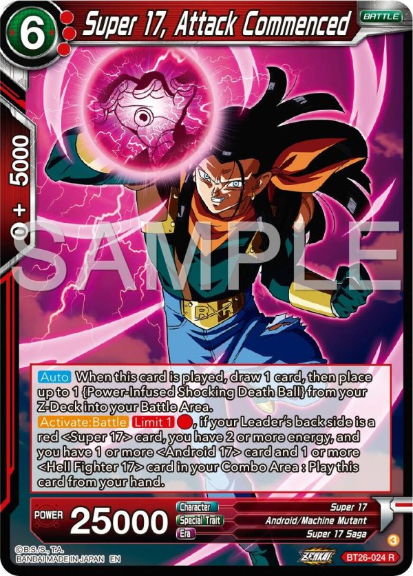 Super 17, Attack Commenced (BT26-024) [Ultimate Advent] Cheap