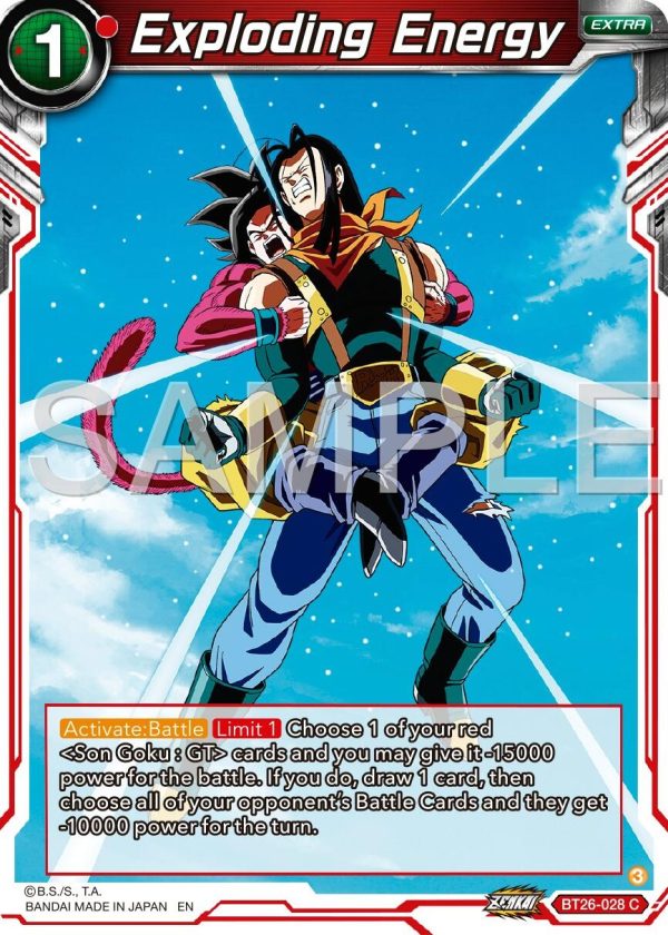 Exploding Energy (BT26-028) [Ultimate Advent] For Sale