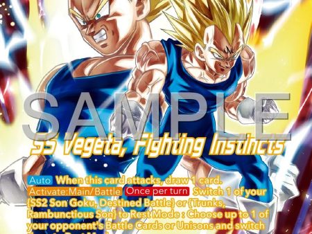 Vegeta    SS Vegeta, Fighting Instincts (SD22-01) [Premium 7th Anniversary Box 2024] For Discount