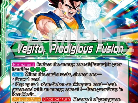 Son Goku & Vegeta    Vegito, Prodigious Fusion (BT26-060) [Ultimate Advent] Hot on Sale