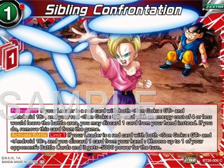 Sibling Confrontation (BT26-006) [Ultimate Advent] Cheap