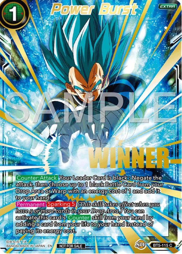 Power Burst (Masters Cup 2024) (Winner Gold Stamped) (BT5-115) [Promotion Cards] Sale