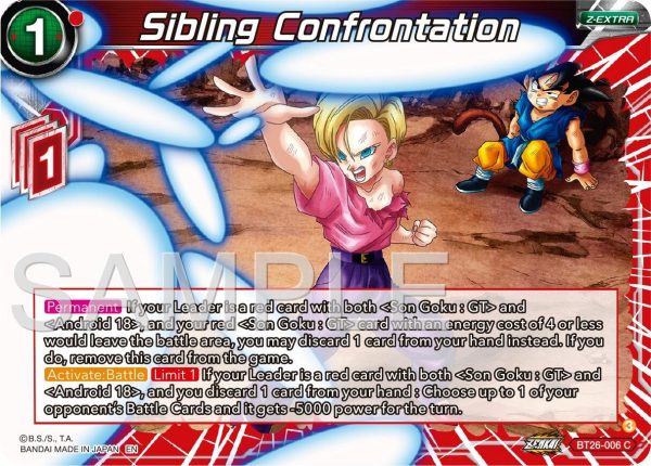 Sibling Confrontation (BT26-006) [Ultimate Advent] Cheap