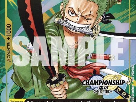 Roronoa Zoro (CS 2024 Event Pack Finalist) [One Piece Promotion Cards] Fashion