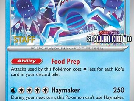 Crabominable (134 142) (Staff Promo) [Scarlet & Violet: Black Star Promos] Supply