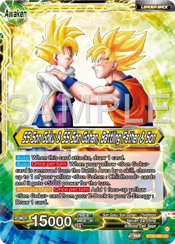 SS Son Goku    SS Son Goku & SS Son Gohan, Battling Father & Son (BT26-090) [Ultimate Advent] Supply