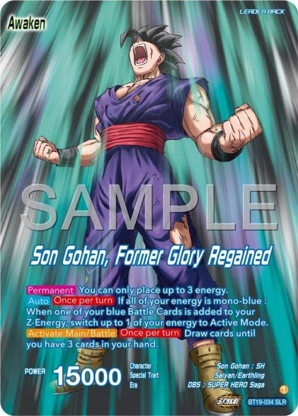 Son Gohan    Son Gohan, Former Glory Regained (BT19-034) [Premium 7th Anniversary Box 2024] Online now