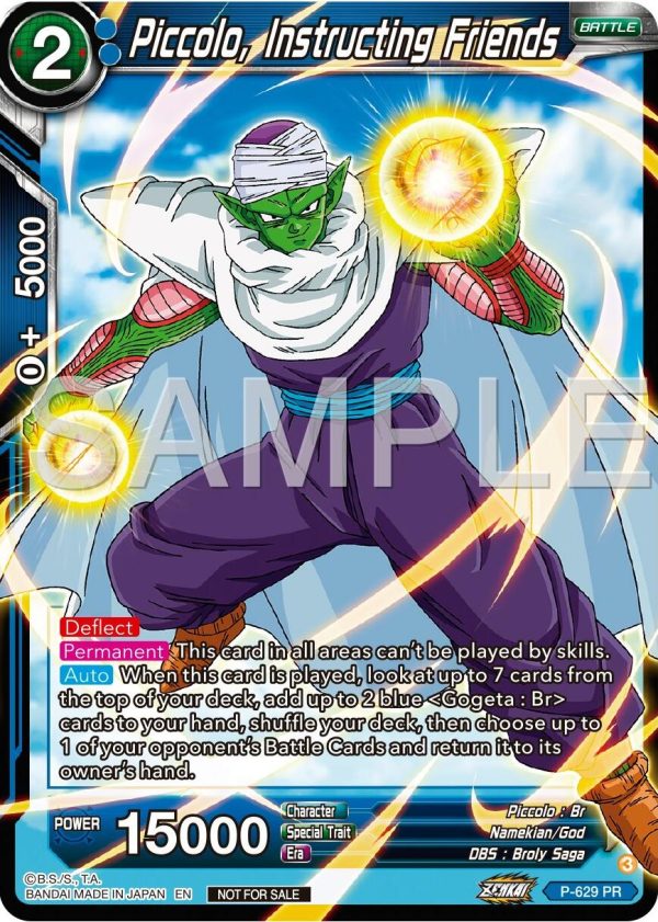 Piccolo, Instructing Friends (Zenkai Series Tournament Pack Vol.9) (P-629) [Promotion Cards] For Cheap