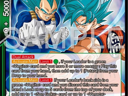 SSB Son Goku & SSB Vegeta, Realized Premonition of Fusion (BT26-071) [Ultimate Advent] Sale