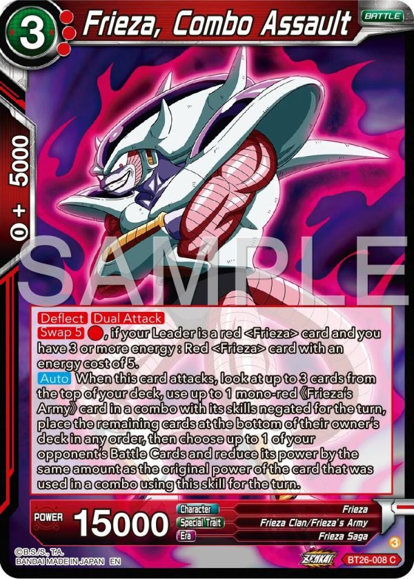 Frieza, Combo Assault (BT26-008) [Ultimate Advent] Discount