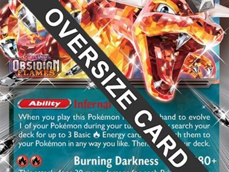 Charizard ex (125 197 - Jumbo Card) [Scarlet & Violet: Obsidian Flames] For Cheap