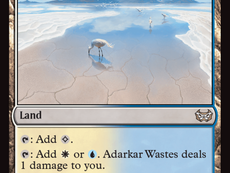 Adarkar Wastes [Duskmourn: House of Horror Commander] Online