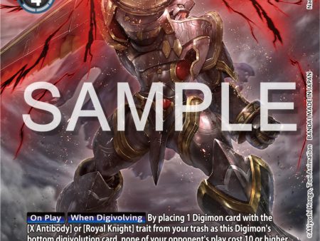 Alphamon [BT13-075] (Pre-Release Tournament Participation Card) [Secret Crisis Pre-Release Cards] For Discount