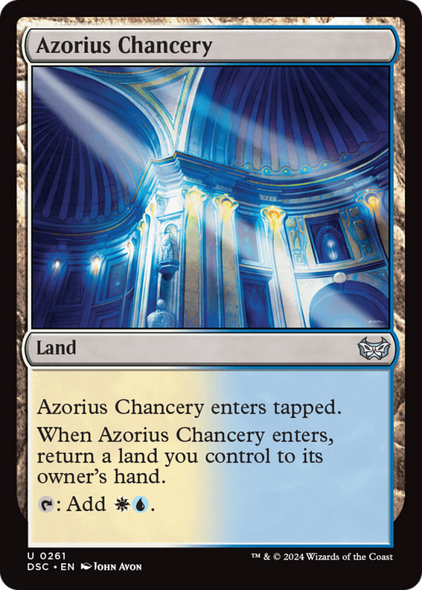 Azorius Chancery [Duskmourn: House of Horror Commander] Discount